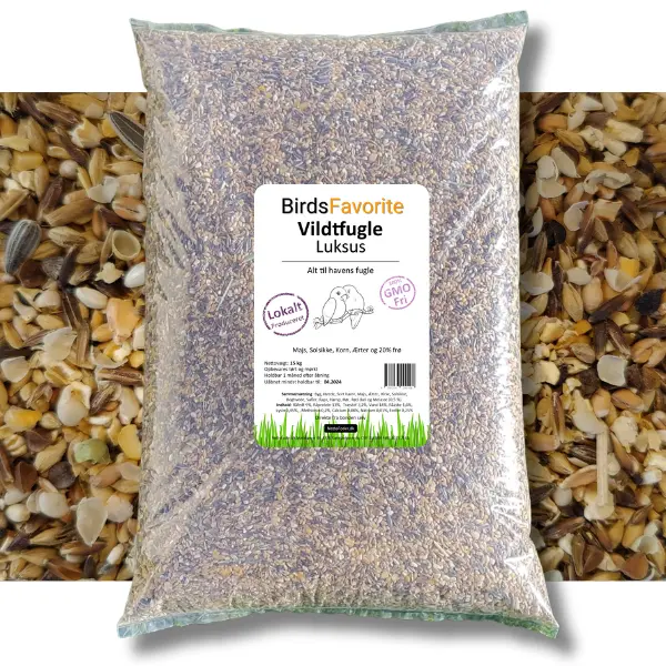 Vildtfugle foder Luksus 15 kg